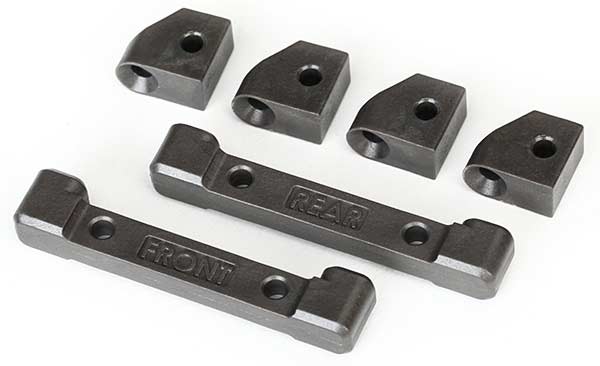 Mounts, suspension arms (front & rear)/ hinge pin retainers (4)